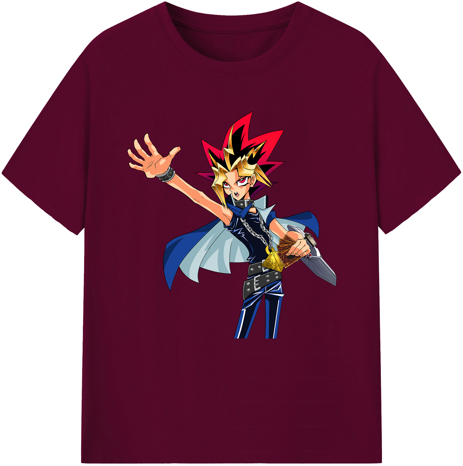 （画像用） 遊☆戯☆王 Yu-Gi-Oh! レディースカジュアルプリントTシャツ（綿100％）